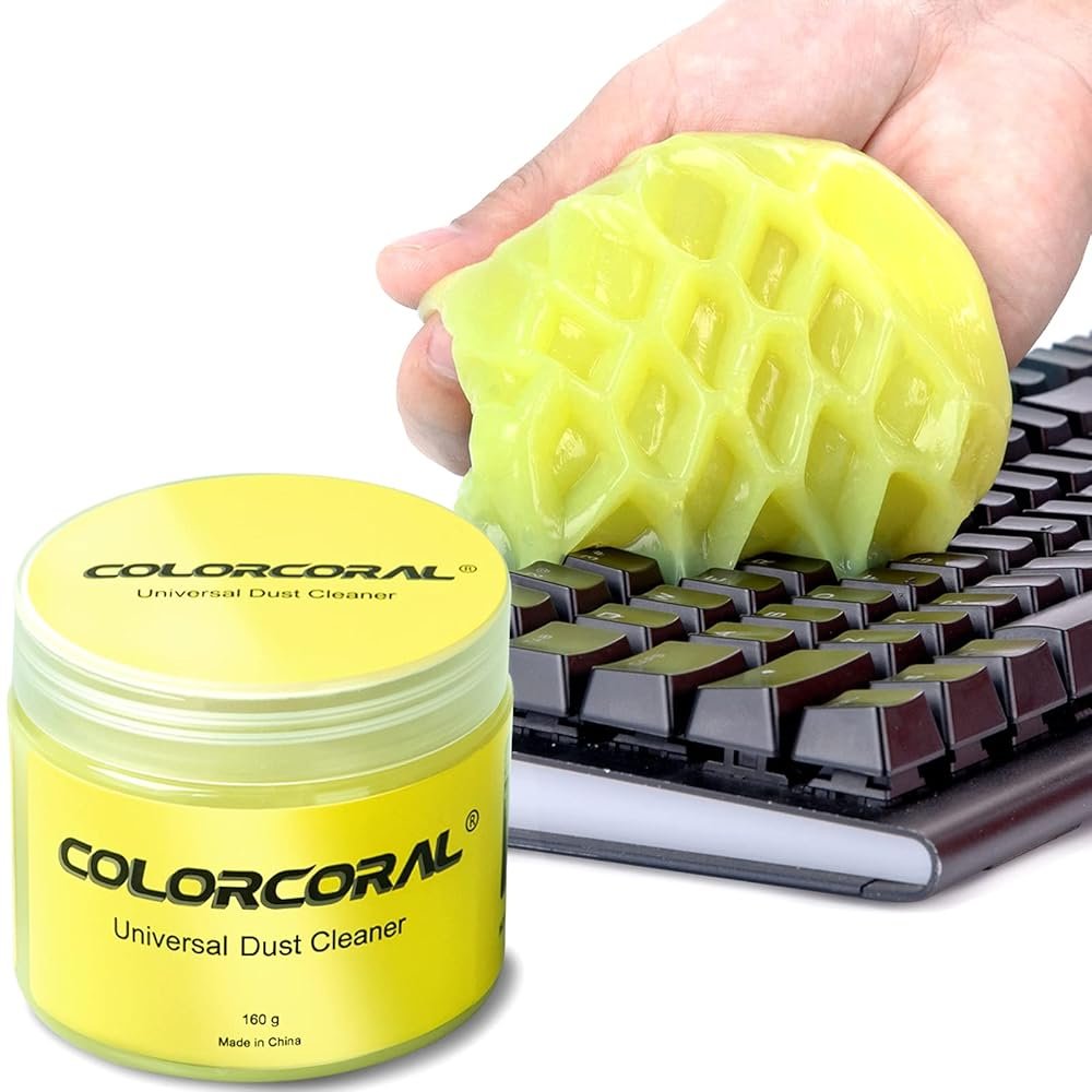 COLORCORAL Cleaning Gel Universal Dust Cleaner for PC Keyboard Car Detailing Office Electronics Laptop Dusting Kit Computer Dust Remover, Computer Gaming Car Accessories, Gift...