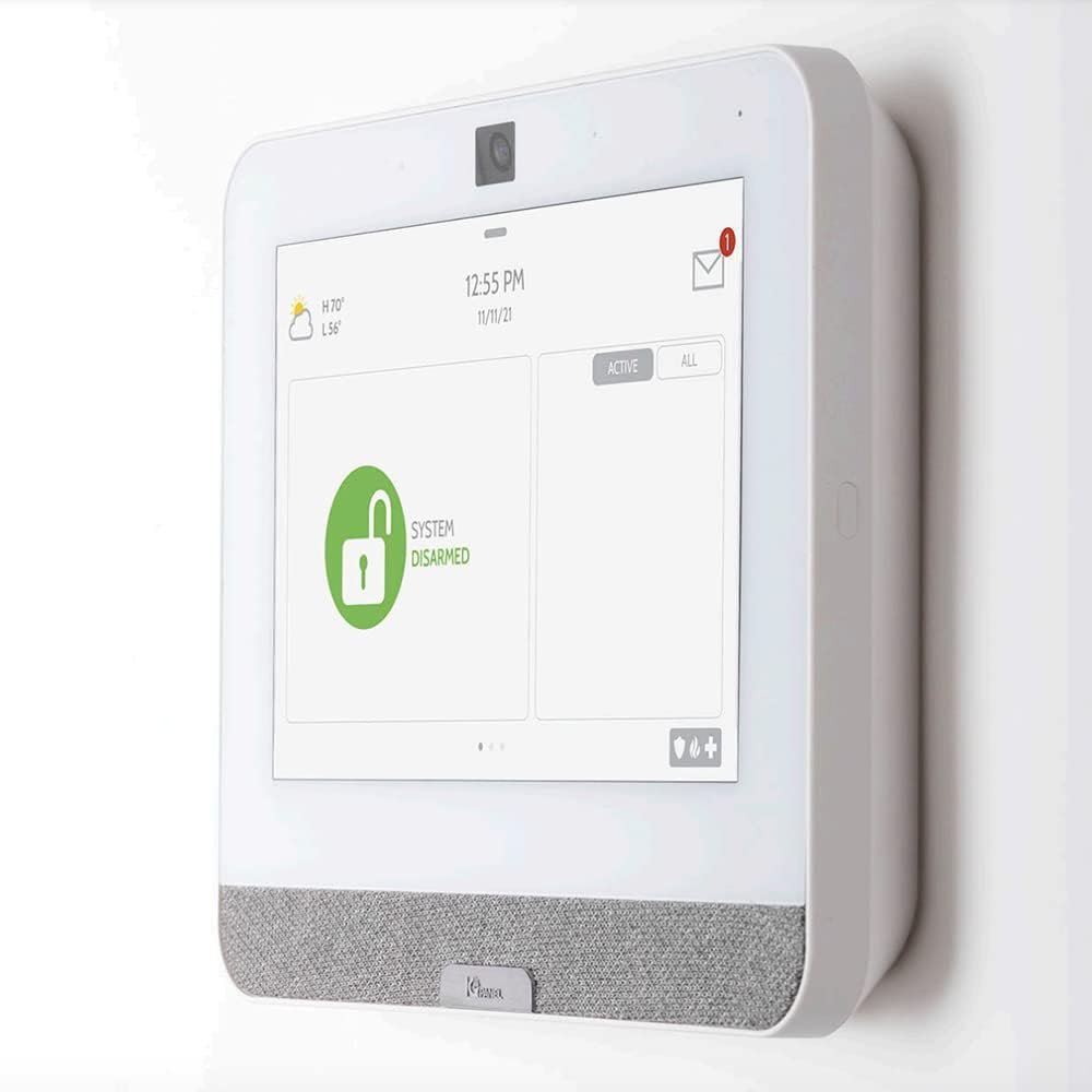 Qolsys IQ Panel 4: Wireless Smart Home Security System Alarm Panel for House Protection and Home Automation. Easily Integrate with Alexa, Window Alarms, Cameras and More. 319.5 MHz